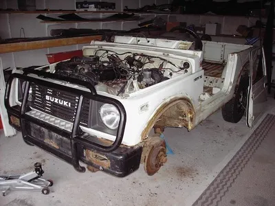 Suzuki SJ413 Restauration - Baujournal Schritt 10
